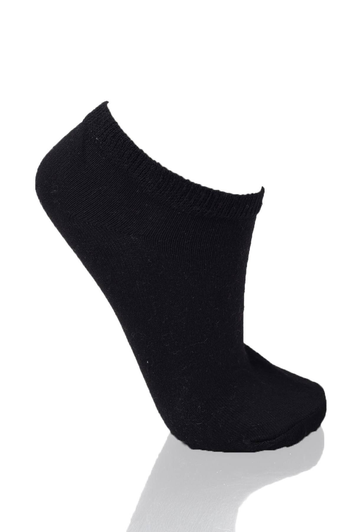 1056 3'lü Çorap Siyah-Beyaz-Gri - Stilay