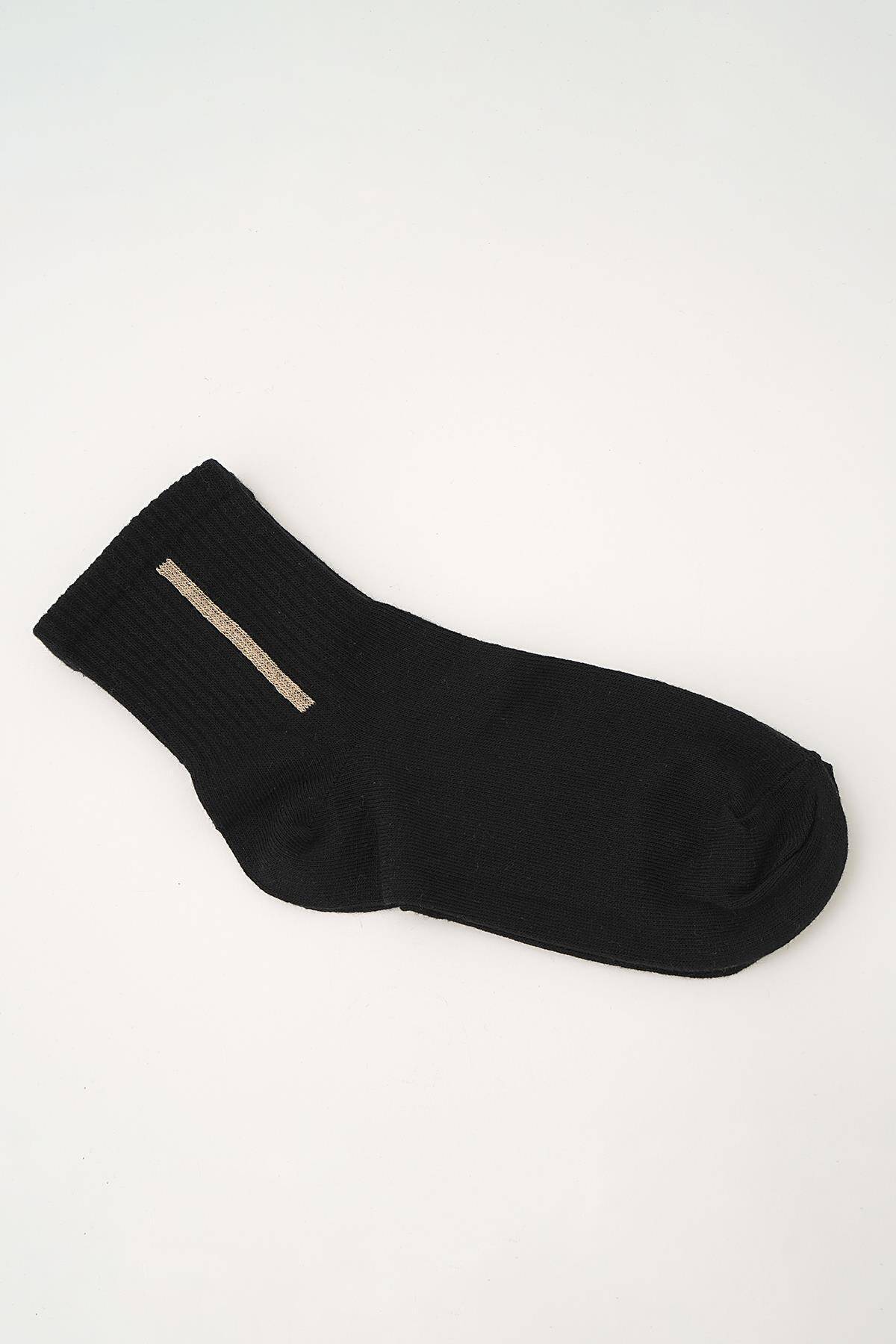 1084 Ayıcık Desen 4'lü Soket Çorap Renkli - Stilay