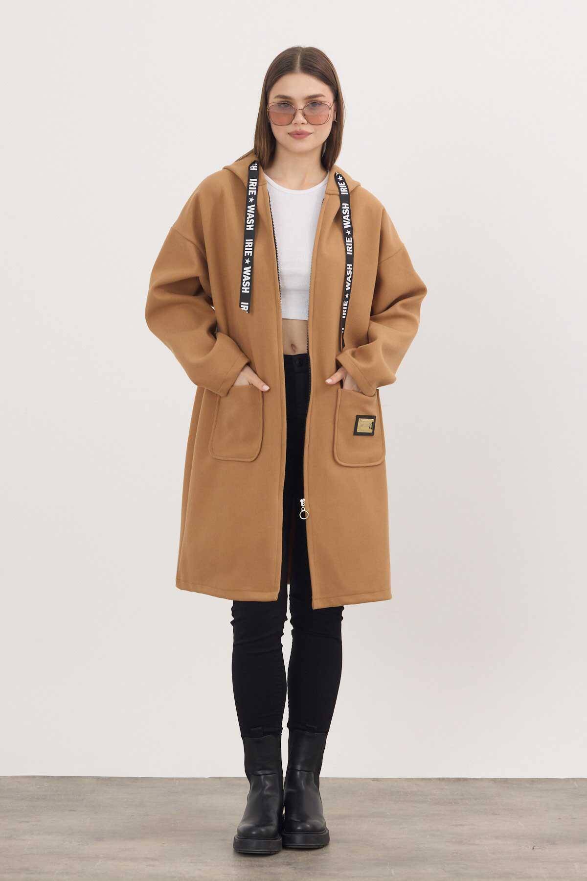 3049A Kaşe Hırka Taba - Stilay