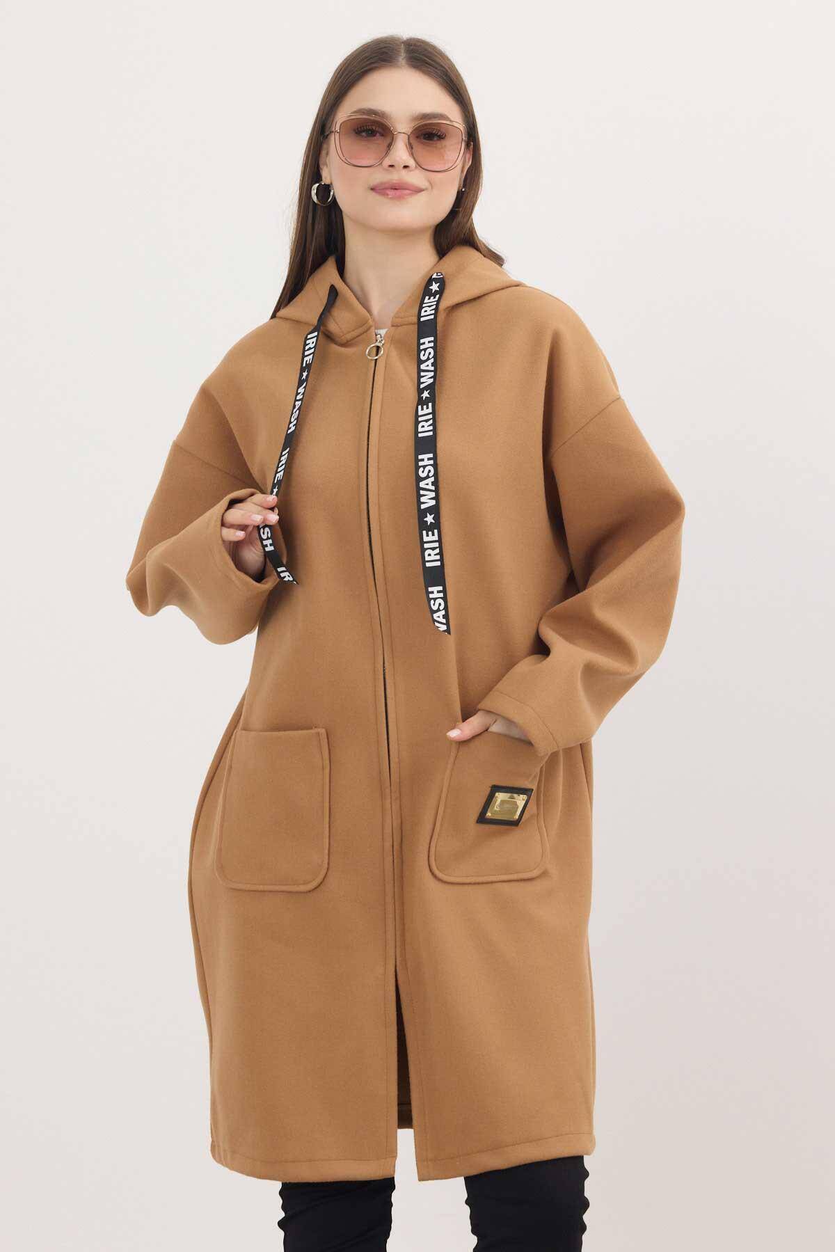 3049A Kaşe Hırka Taba - Stilay