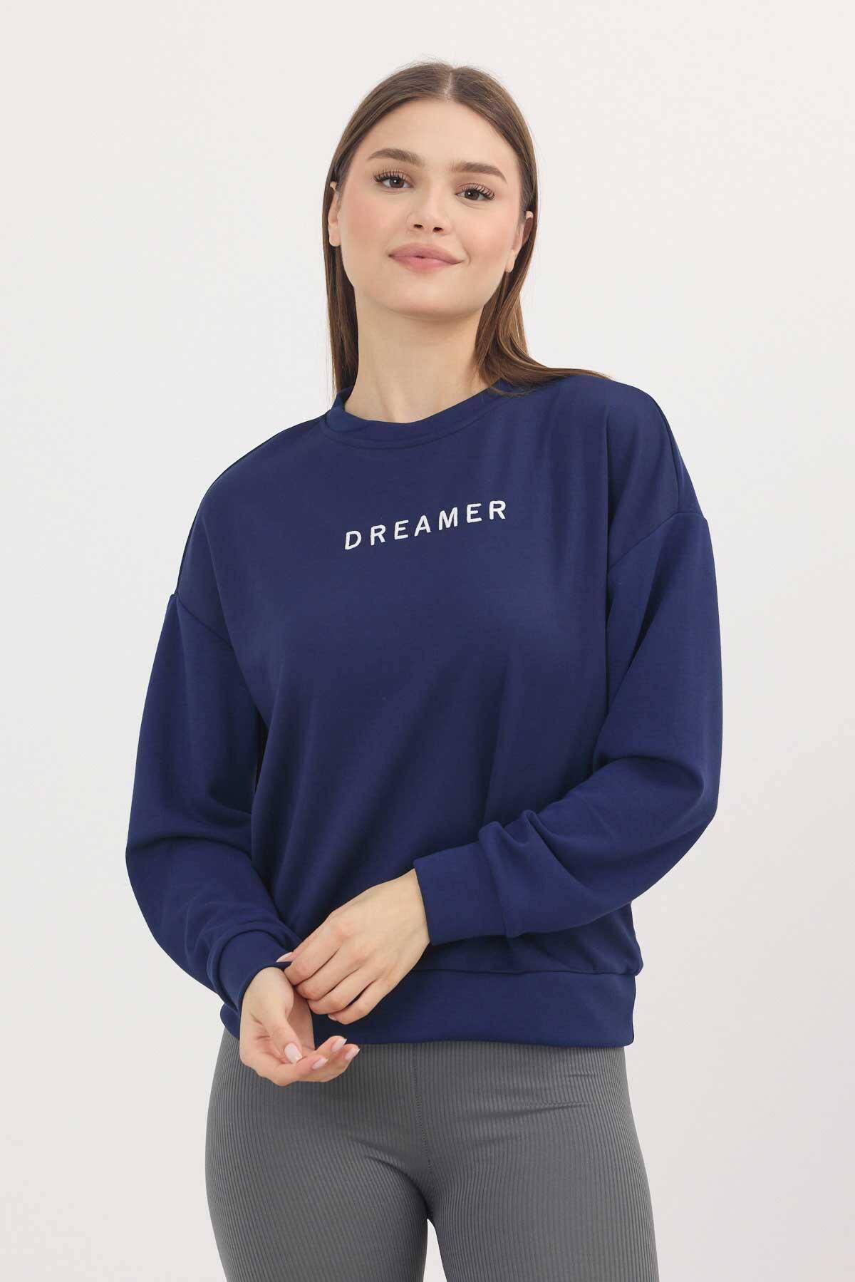 4004 Dreamer Nakış Detay Sweat Laci - 7