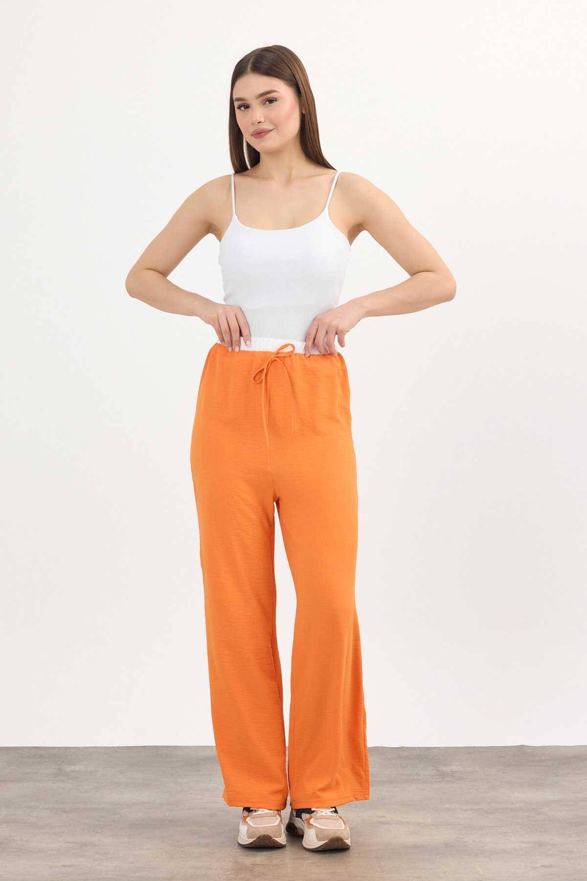 4327A Bol Paça Pantolon Orange - Stilay