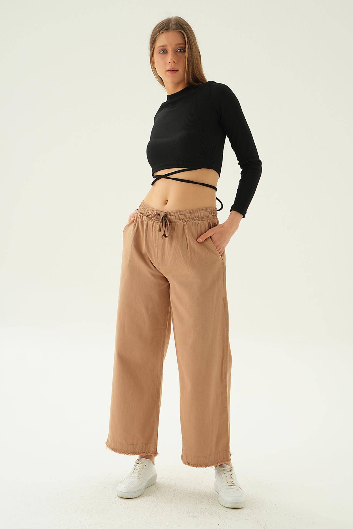 4760 Bol Paça Pantolon Camel 