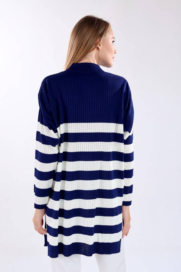 5330 Çizgili Triko Tunik Laci - 5