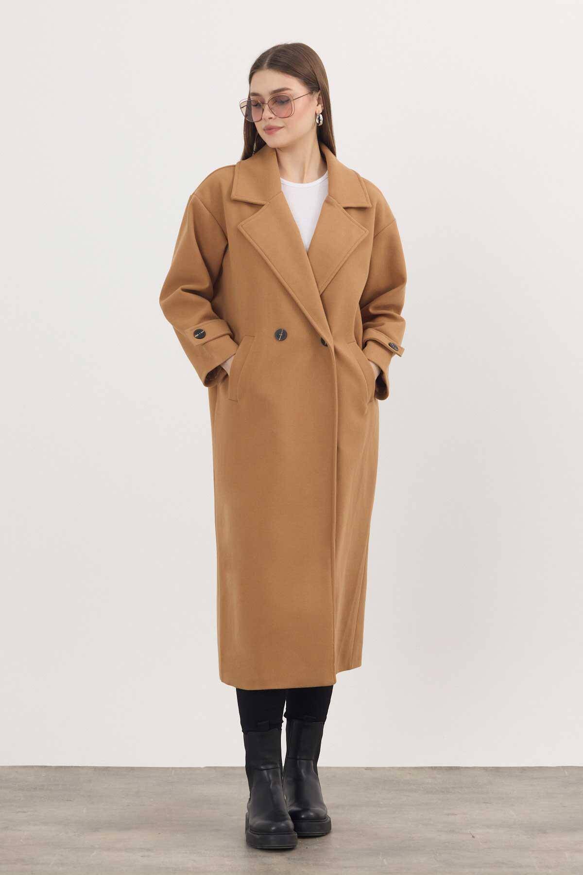 7270A Kol Düğme Detay Kaban Taba - 2