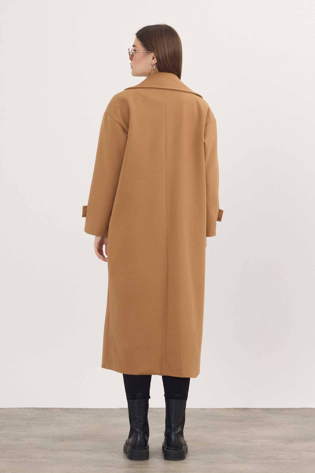 7270A Kol Düğme Detay Kaban Taba - 5