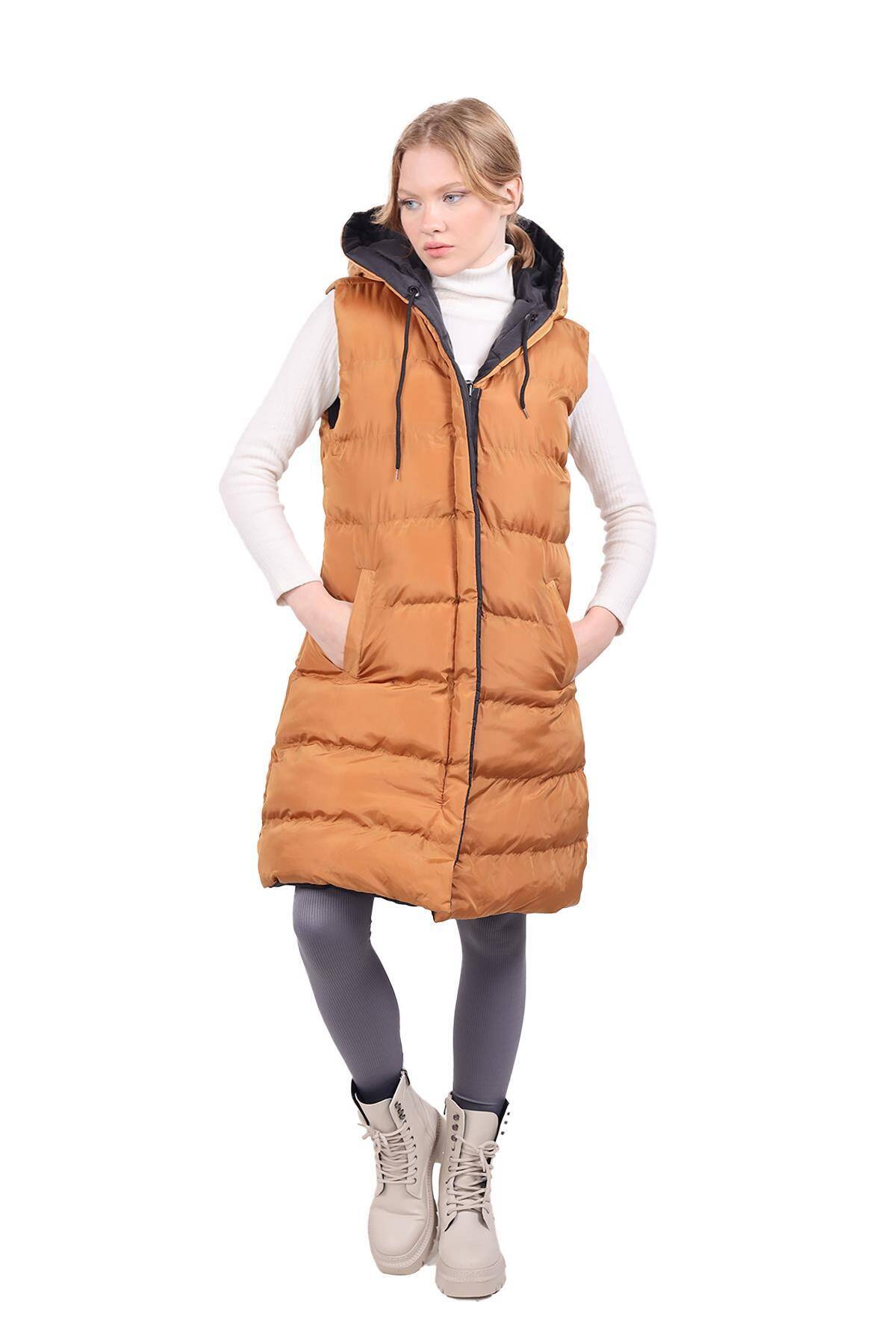 7500 Çift Taraflı Yelek Taba - Stilay