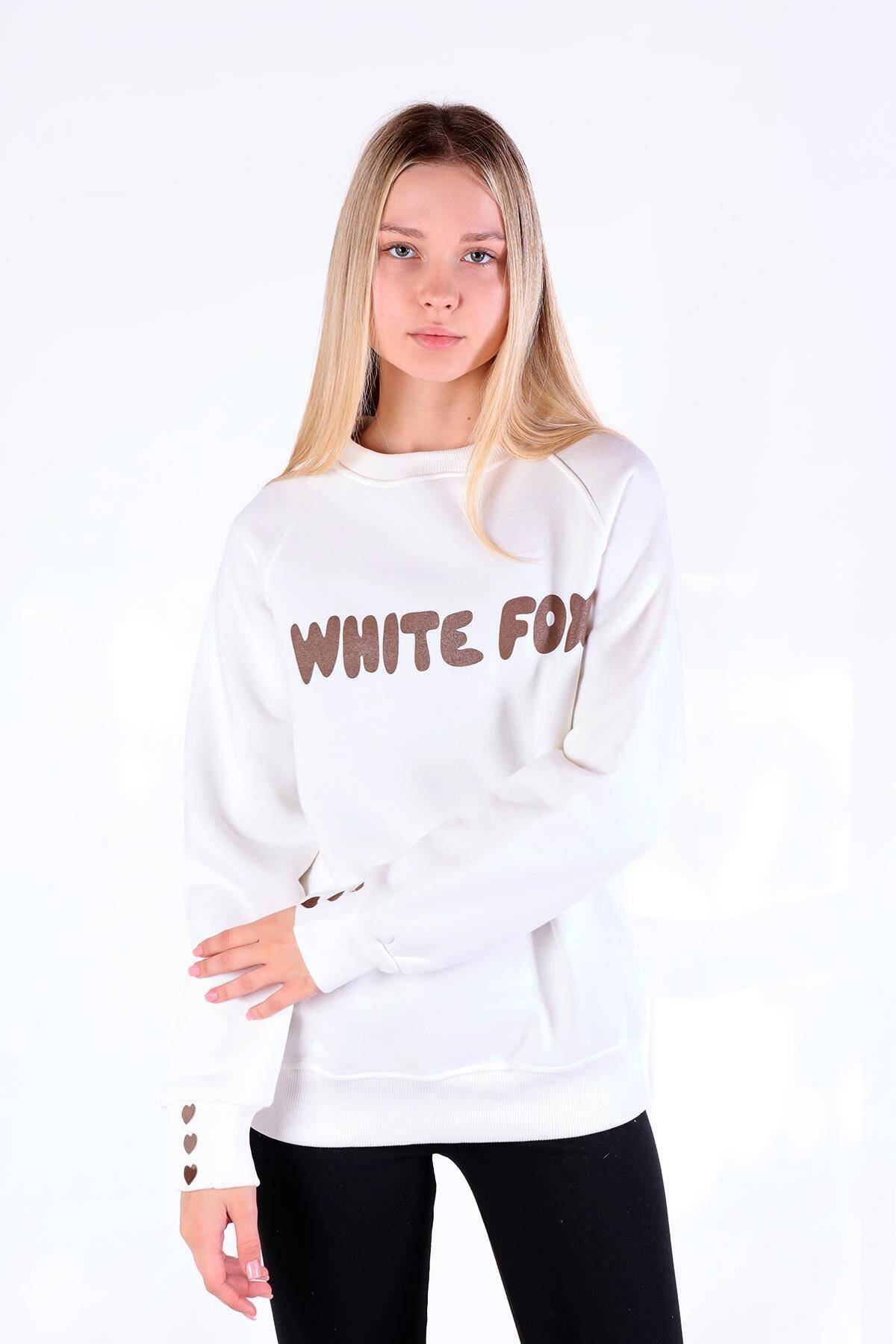 9149M Whıte Fox Bakı Sweat Ekru 