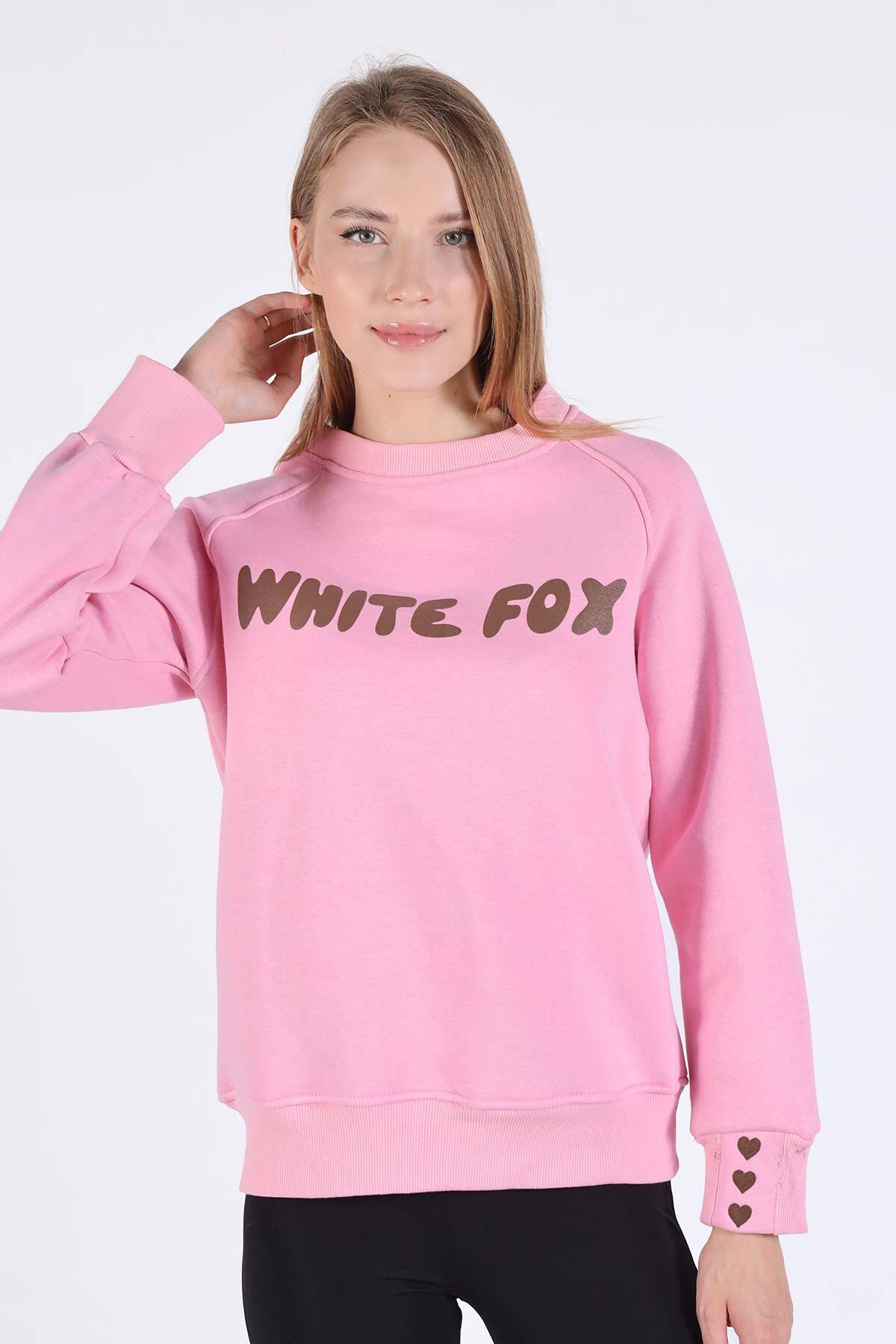 9149M Whıte Fox Bakı Sweat Pembe 