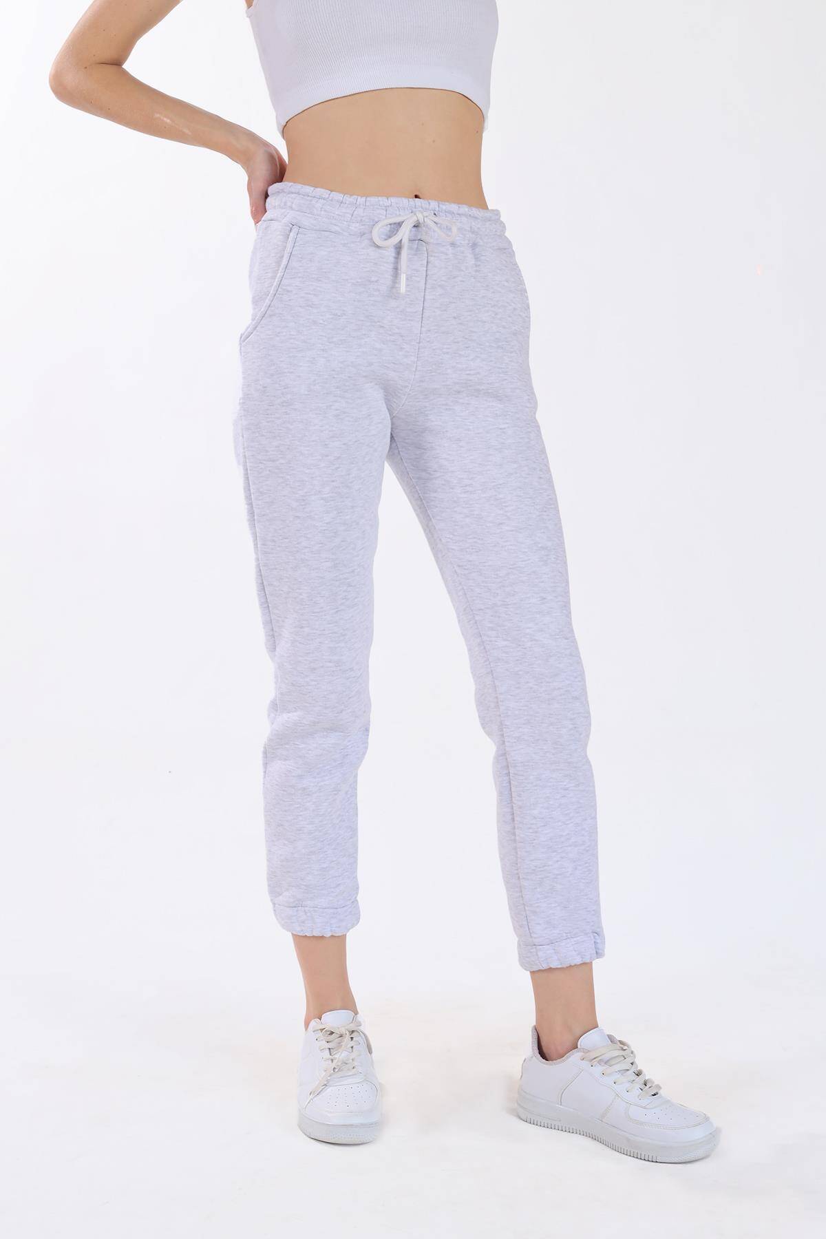 9151M Paça Lastik Cepli Eşofman Karmelanj - Stilay