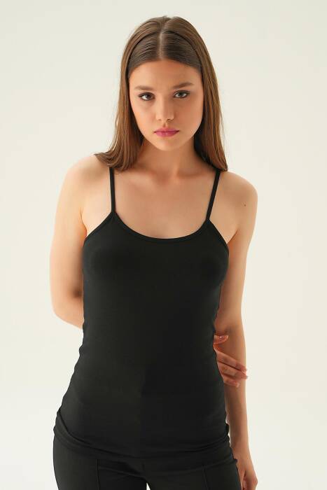 932 Askılı Atlet Siyah - Stilay