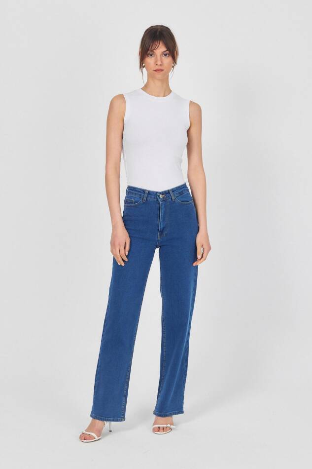 Beyaz Bisiklet Yaka Kolsuz Atlet 319 - 3