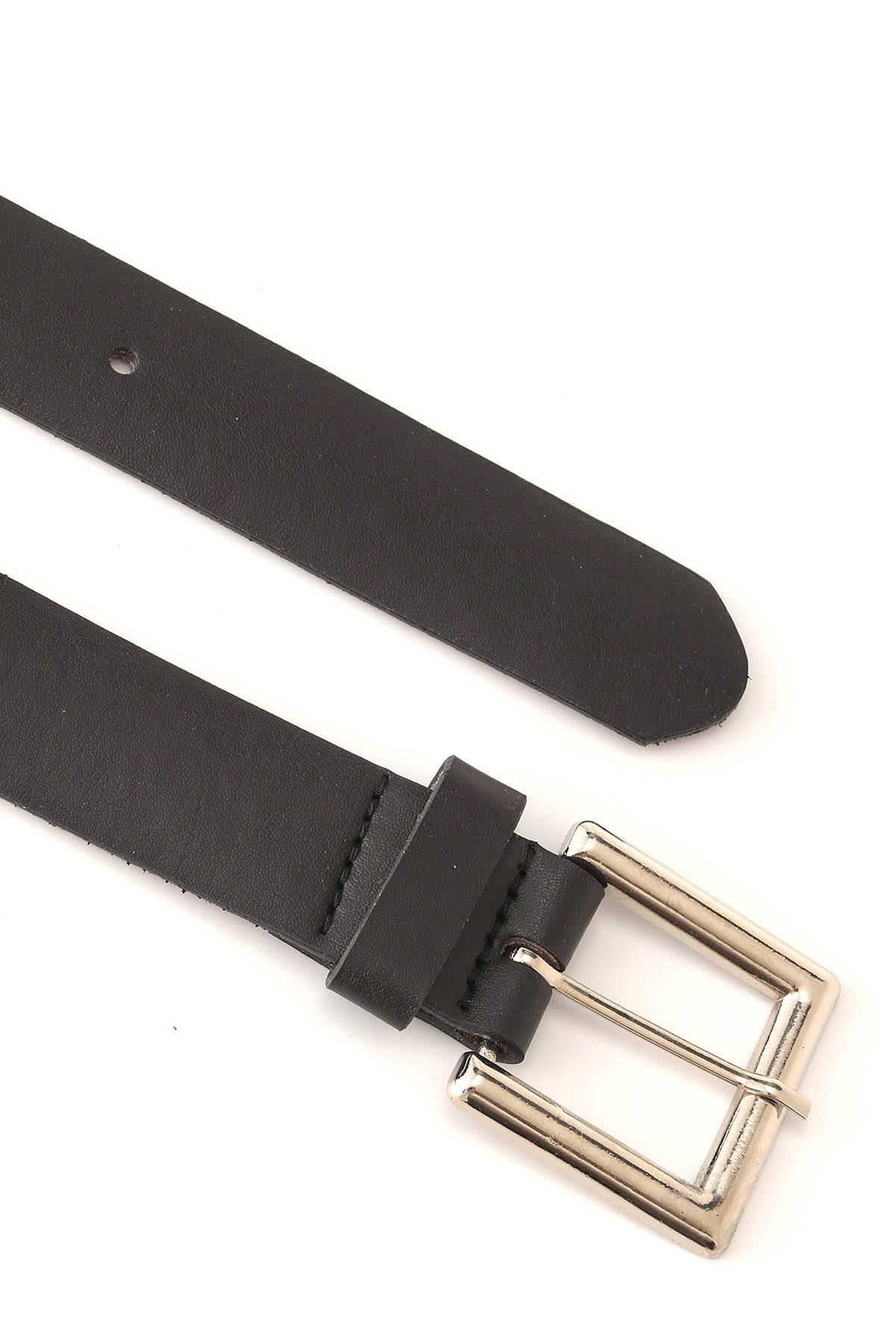 Kare Tokalı Bayan Kemer - 210 Siyah - Stilay