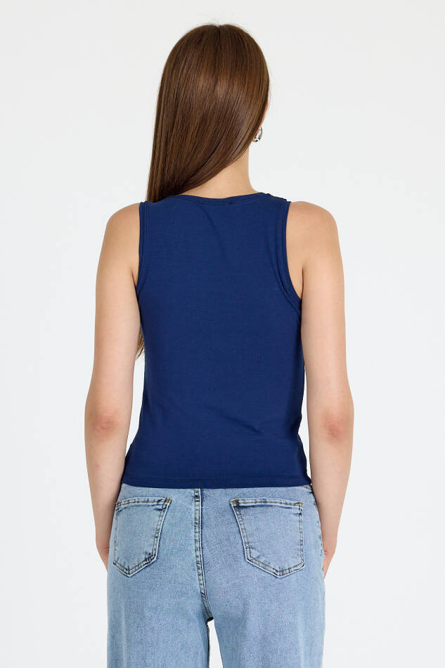 Laci Bisiklet Yaka Kolsuz Slim Fit Atlet 1663 - 5