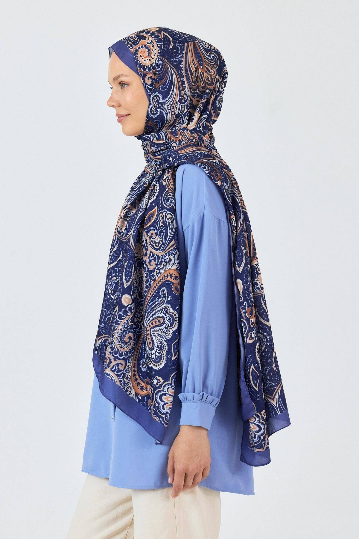 Laci Etnik Desenli Şal 4005 - 1