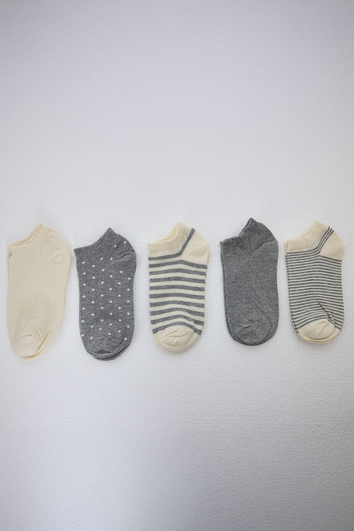 Renkli Desenli 5'li Örme Çorap 1213 - Stilay