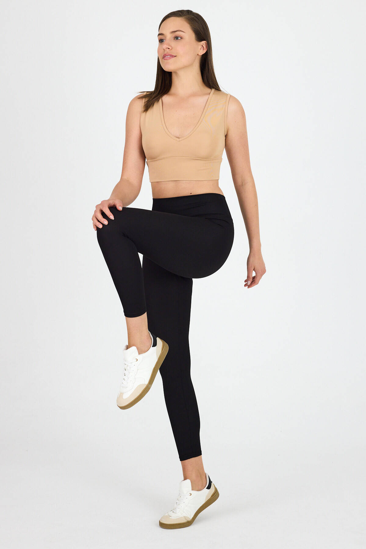 Siyah Fitilli Yüksek Bel Tayt 2004 - Stilay