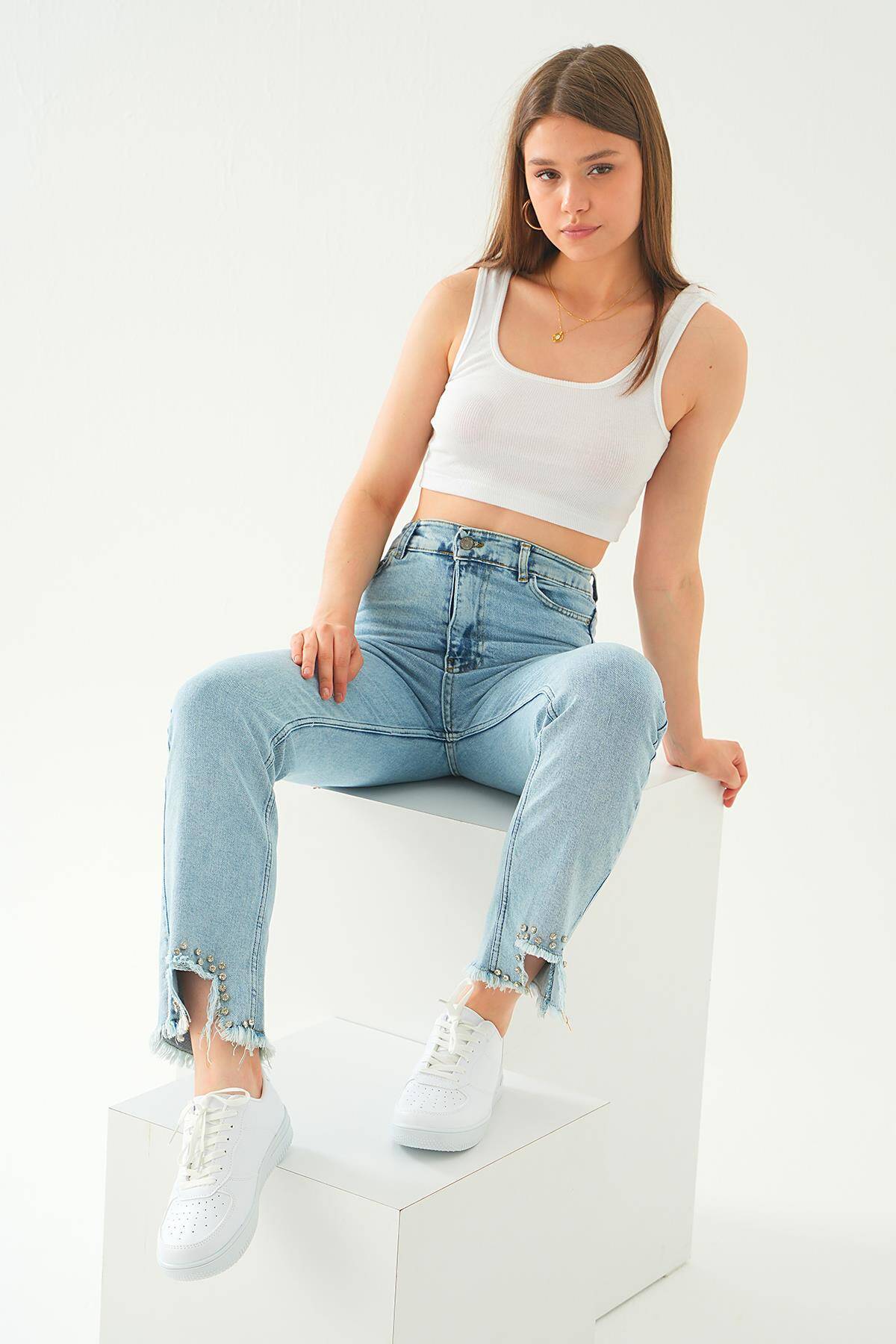 Spor Ayakkabı - 7028 Beyaz - 10