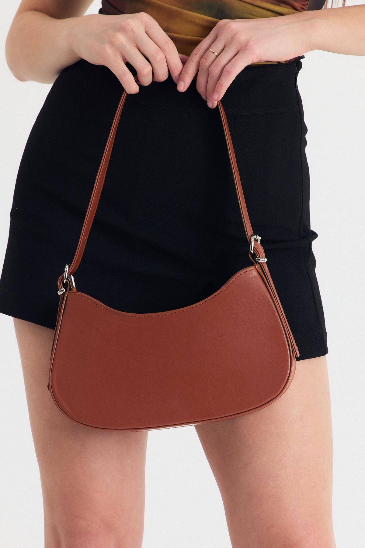 Taba Oval Baget Çanta 3001 - 7